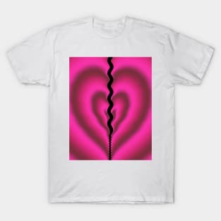 Pink Heart Image T-Shirt